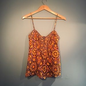 Trina Turk Los Angeles Floral Flowy Boho Top